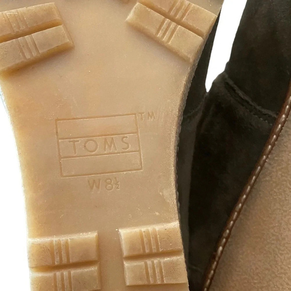 Toms Women's Shoes Desert Wedge Suede - Picture 6 of 6